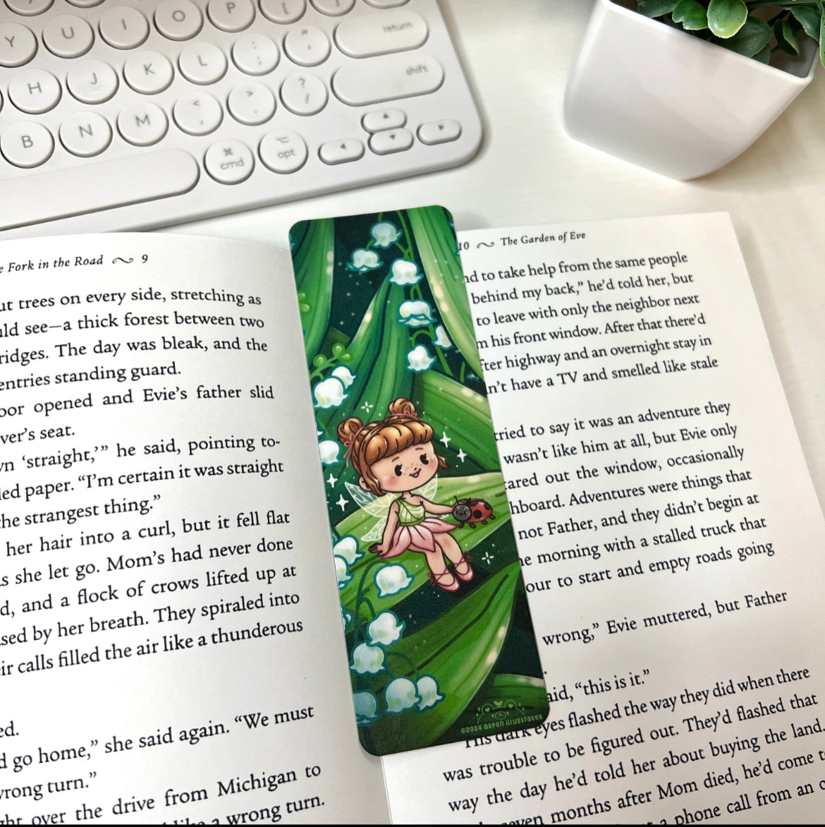 Lily of the Valley Bookmark
