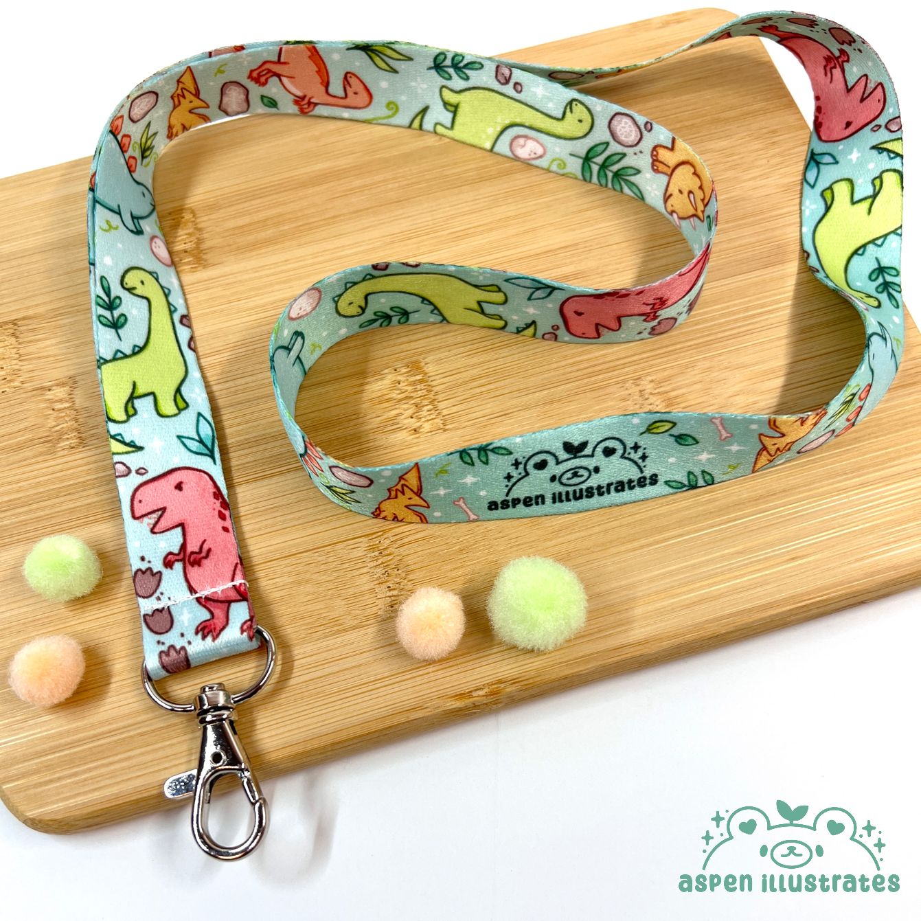 Dinosaur Lanyard