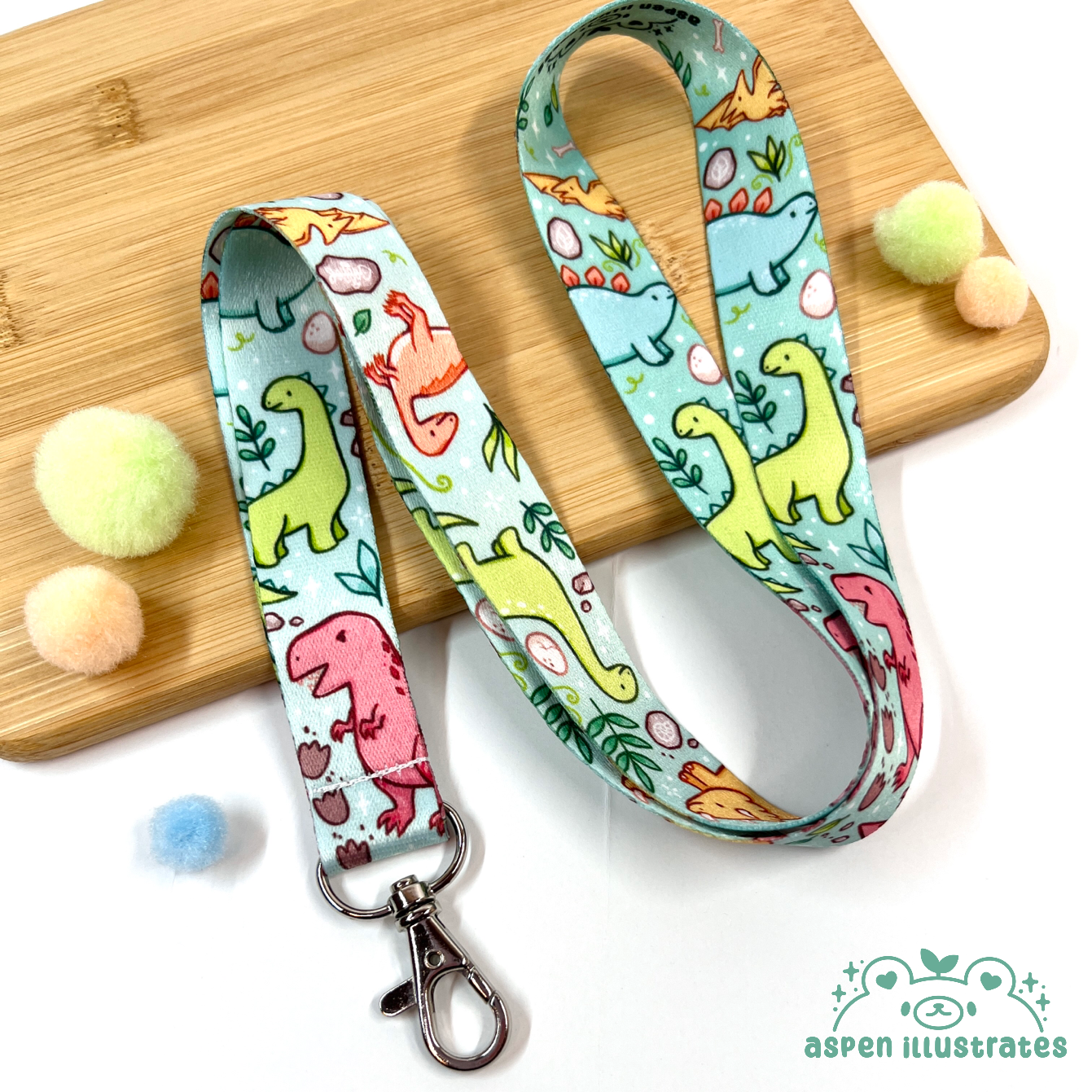 Dinosaur Lanyard