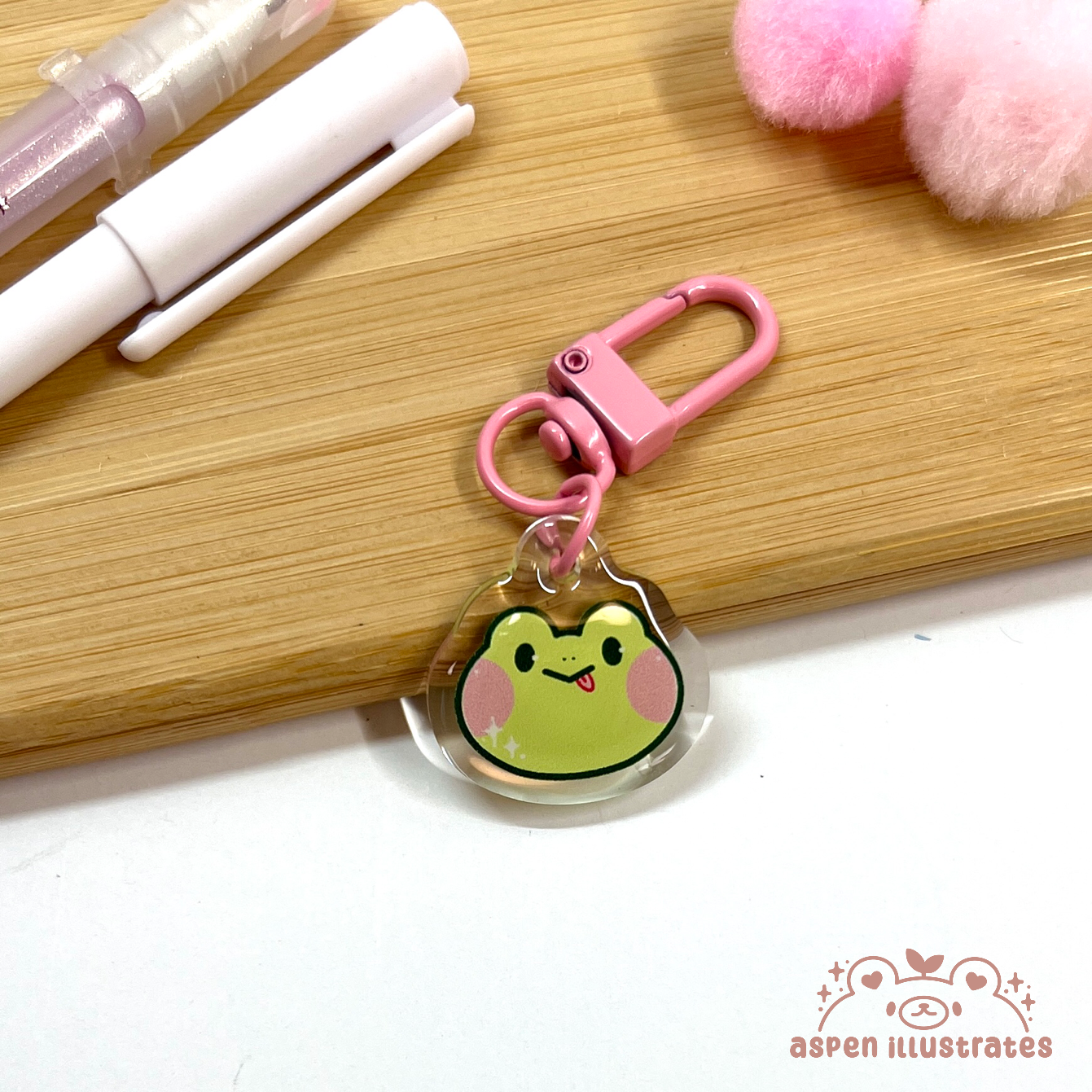 Froggy Mini Acrylic Keychain