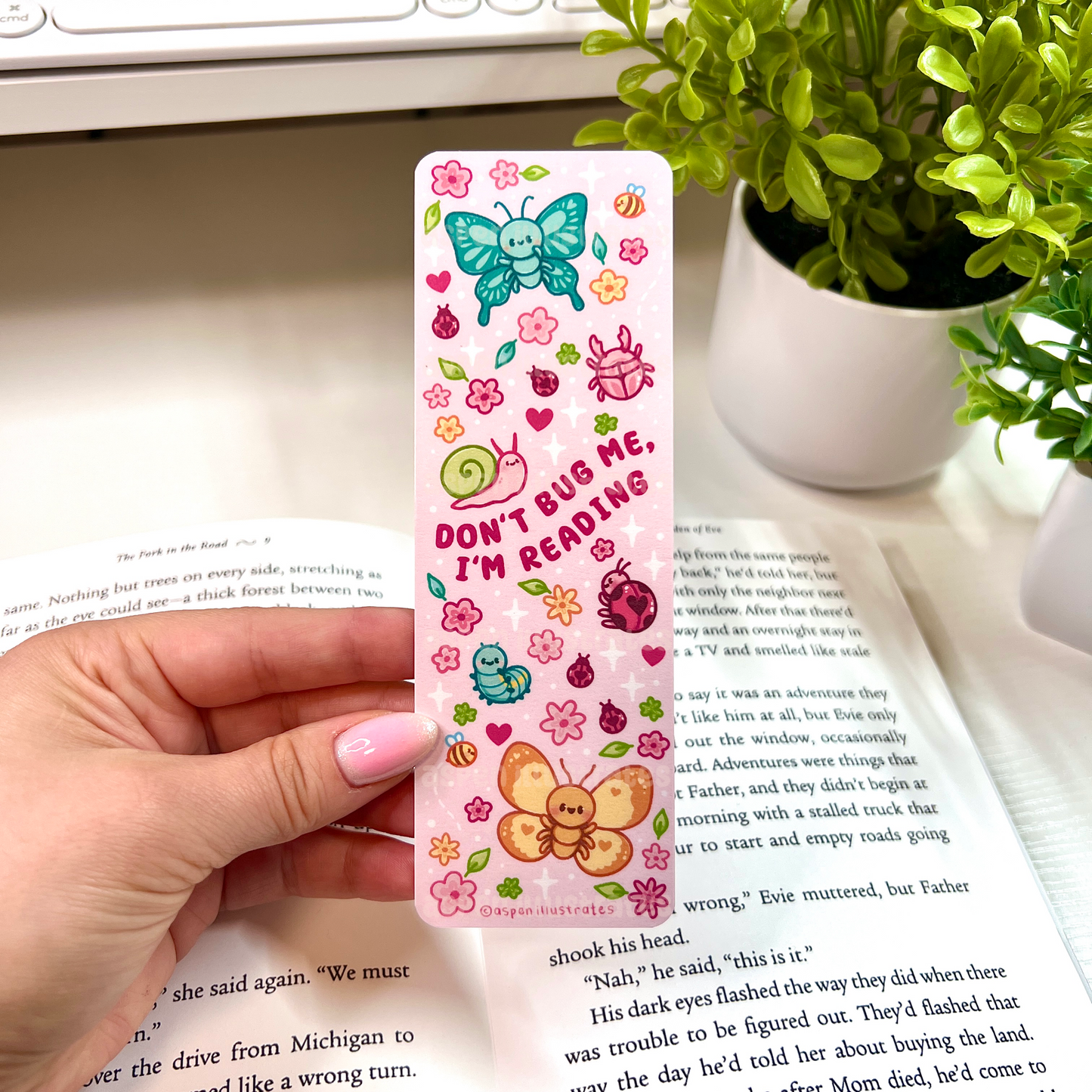 Don’t Bug Me, I’m Reading! Cute Bug Bookmark