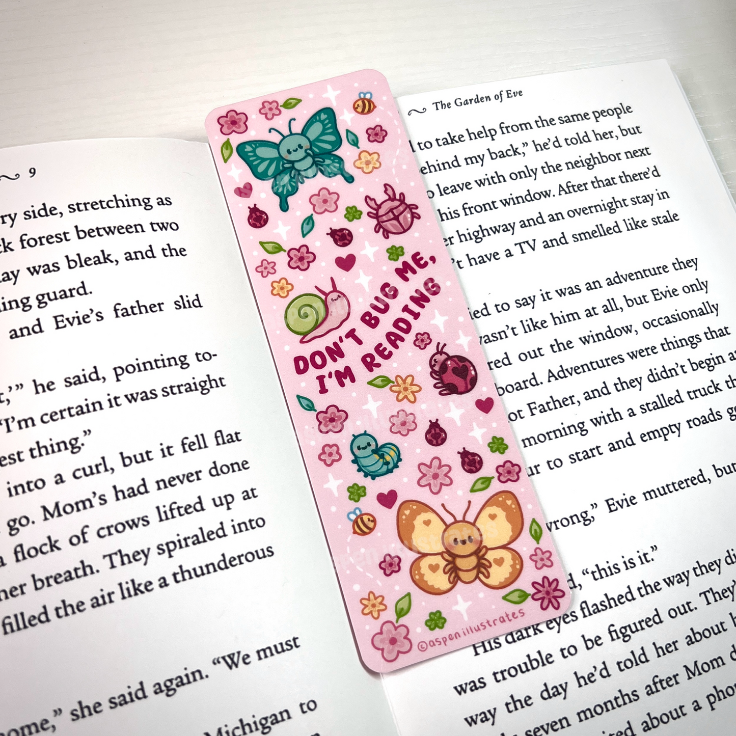 Don’t Bug Me, I’m Reading! Cute Bug Bookmark
