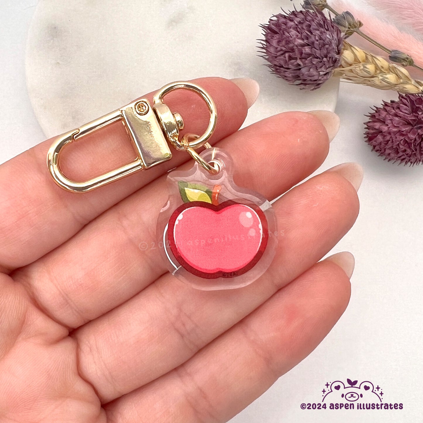 Little Apple Mini Keychain