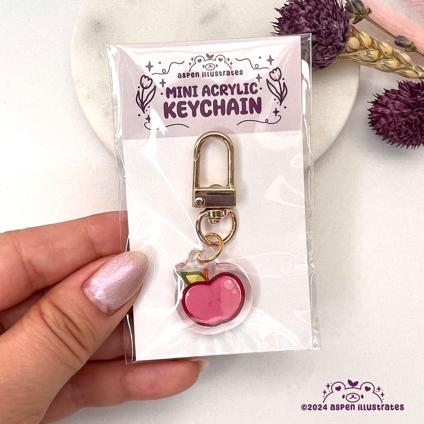 Little Apple Mini Keychain