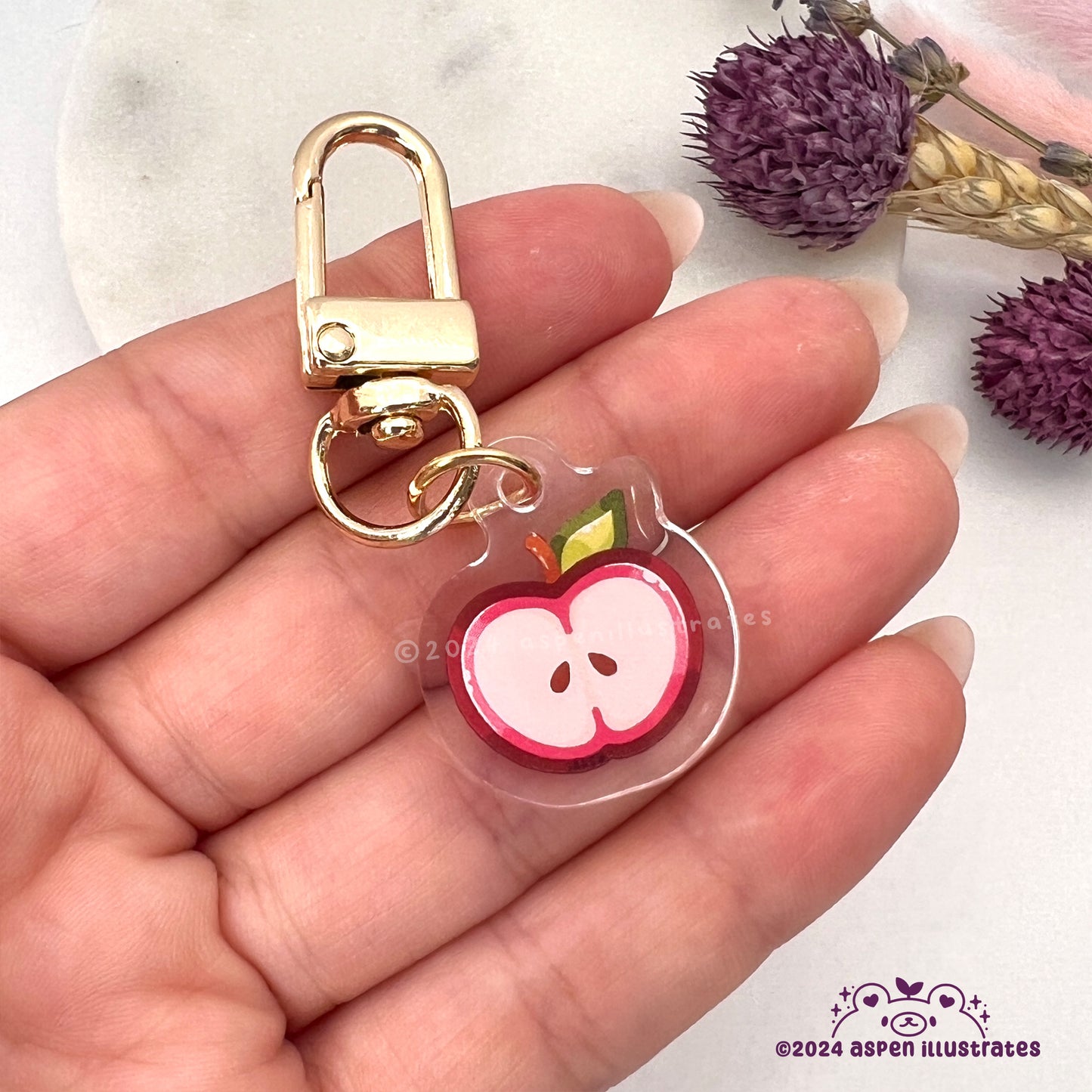 Little Apple Mini Keychain
