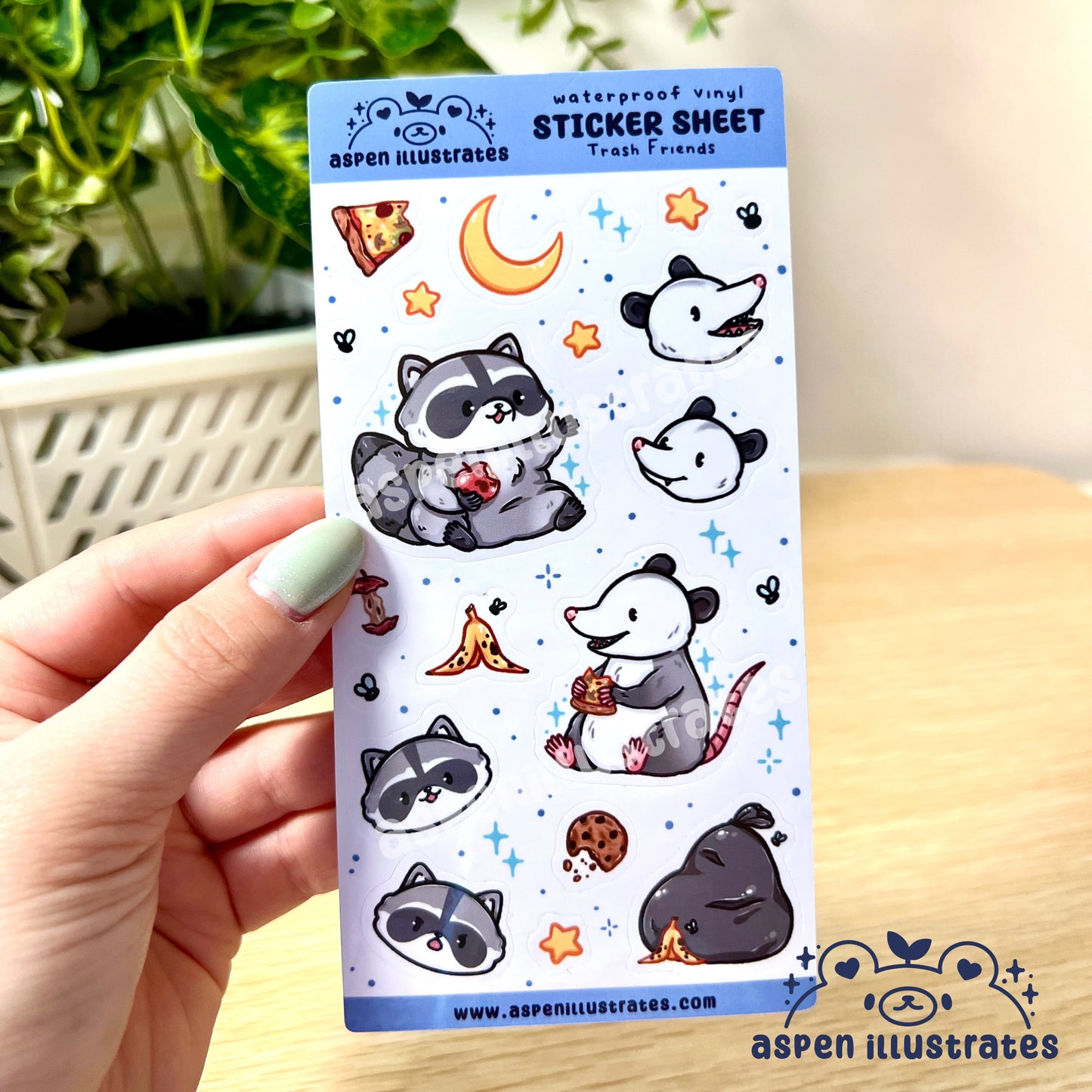 ‘Trash Friends’ Sticker Sheet