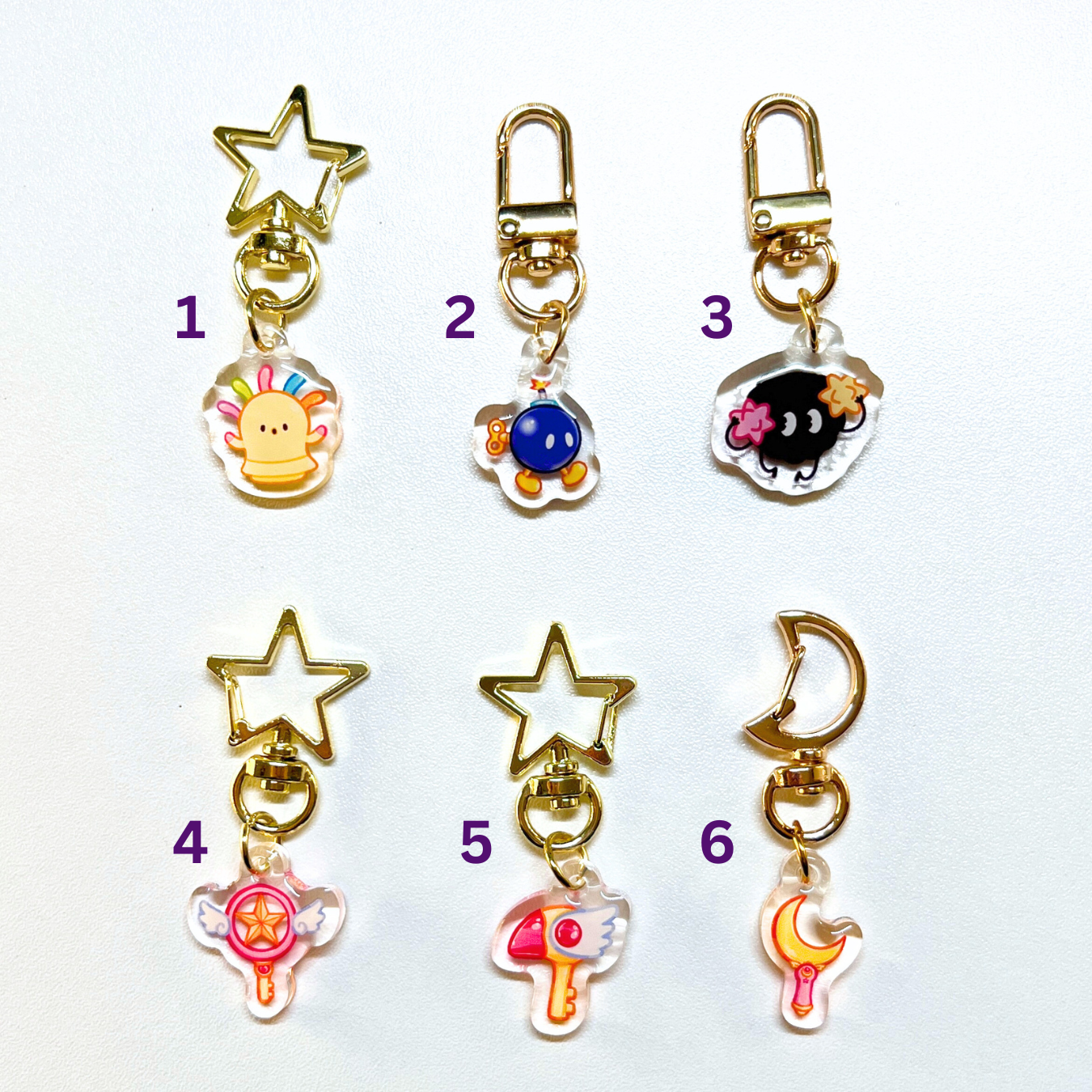 Fanart Mini Keychains