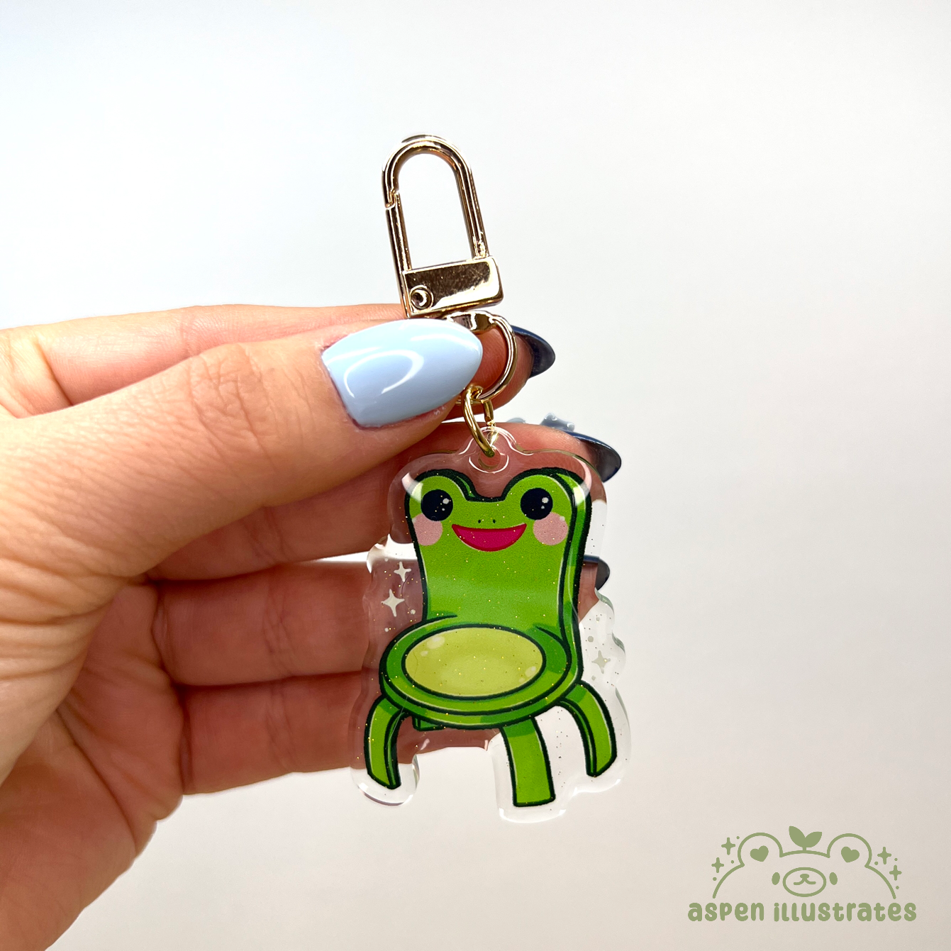 Froggy Chair Acrylic Keychain