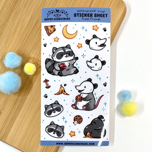 ‘Trash Friends’ Sticker Sheet