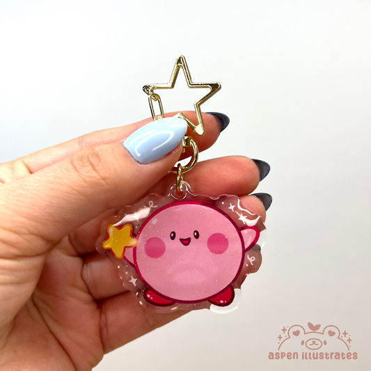 Kirby Acrylic Keychain