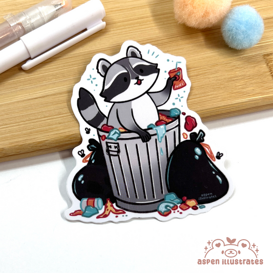 Trash Panda Weatherproof Sticker