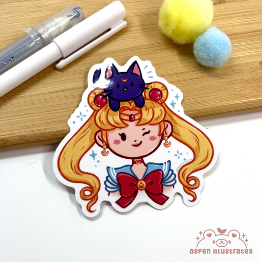 Sailor Moon Weatherproof Sticker