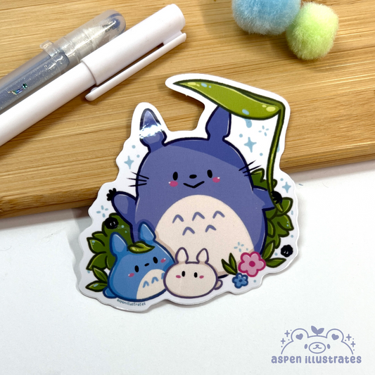 Totoro Weatherproof Sticker