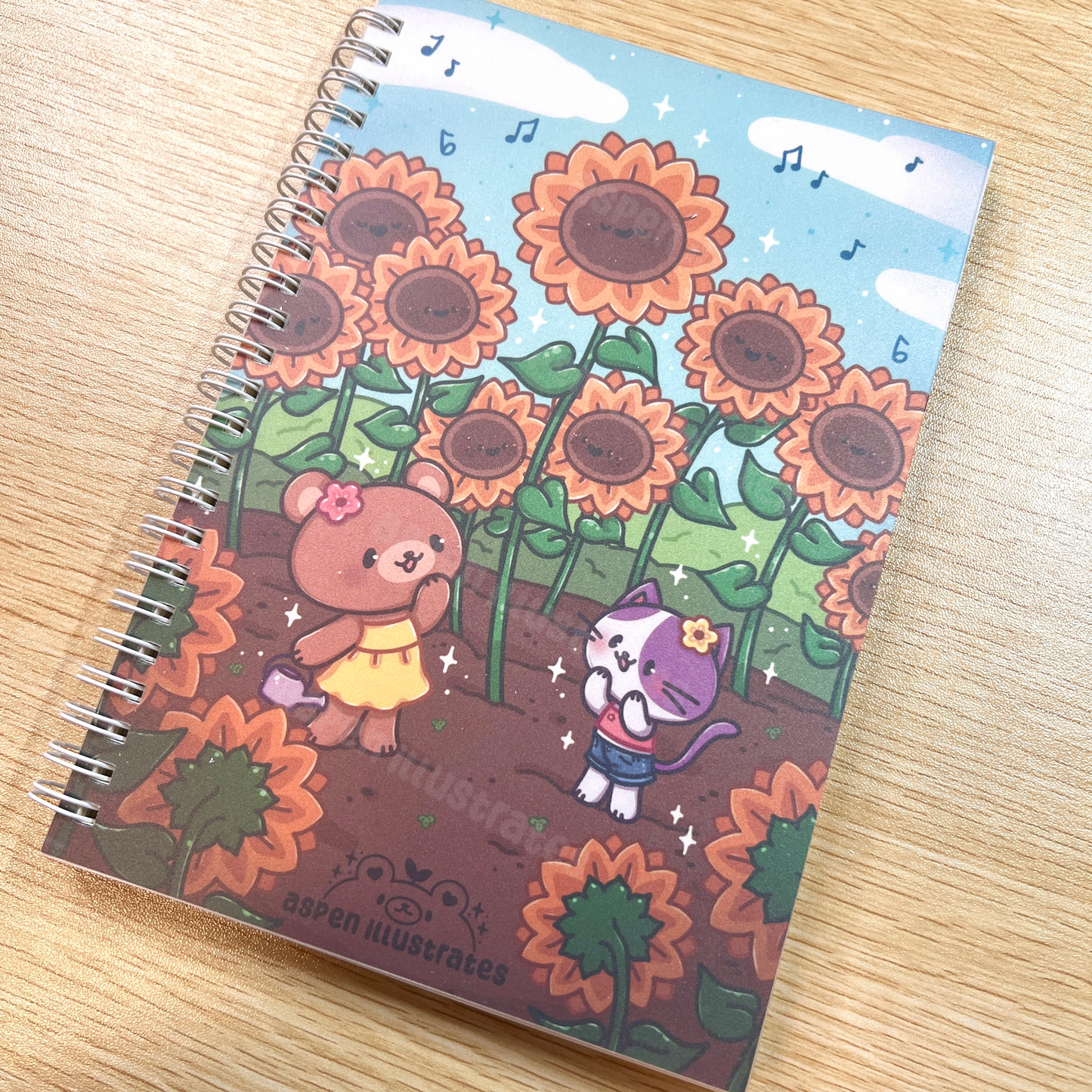 Sunflower Chorus - Reusable Sticker Book