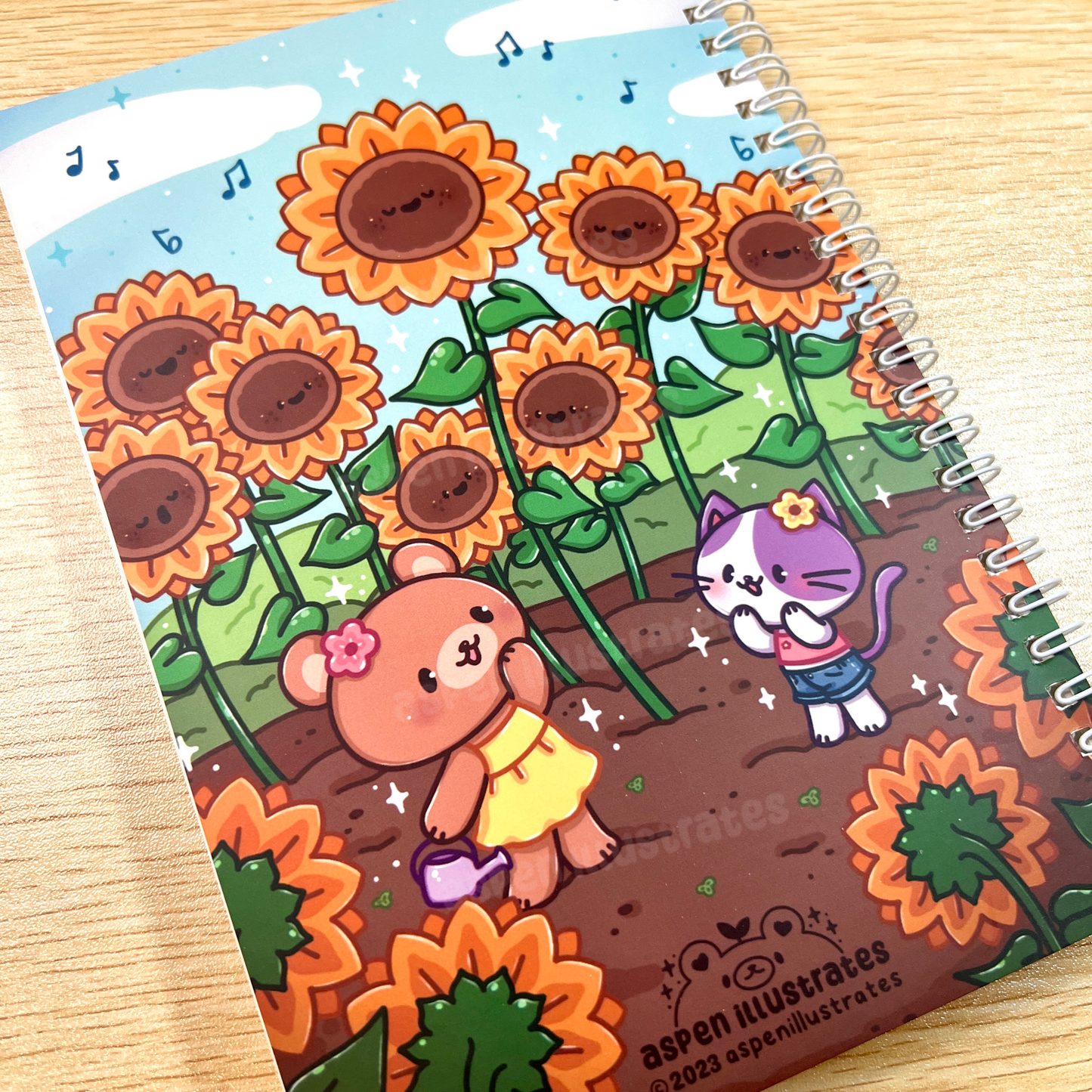 Sunflower Chorus - Reusable Sticker Book
