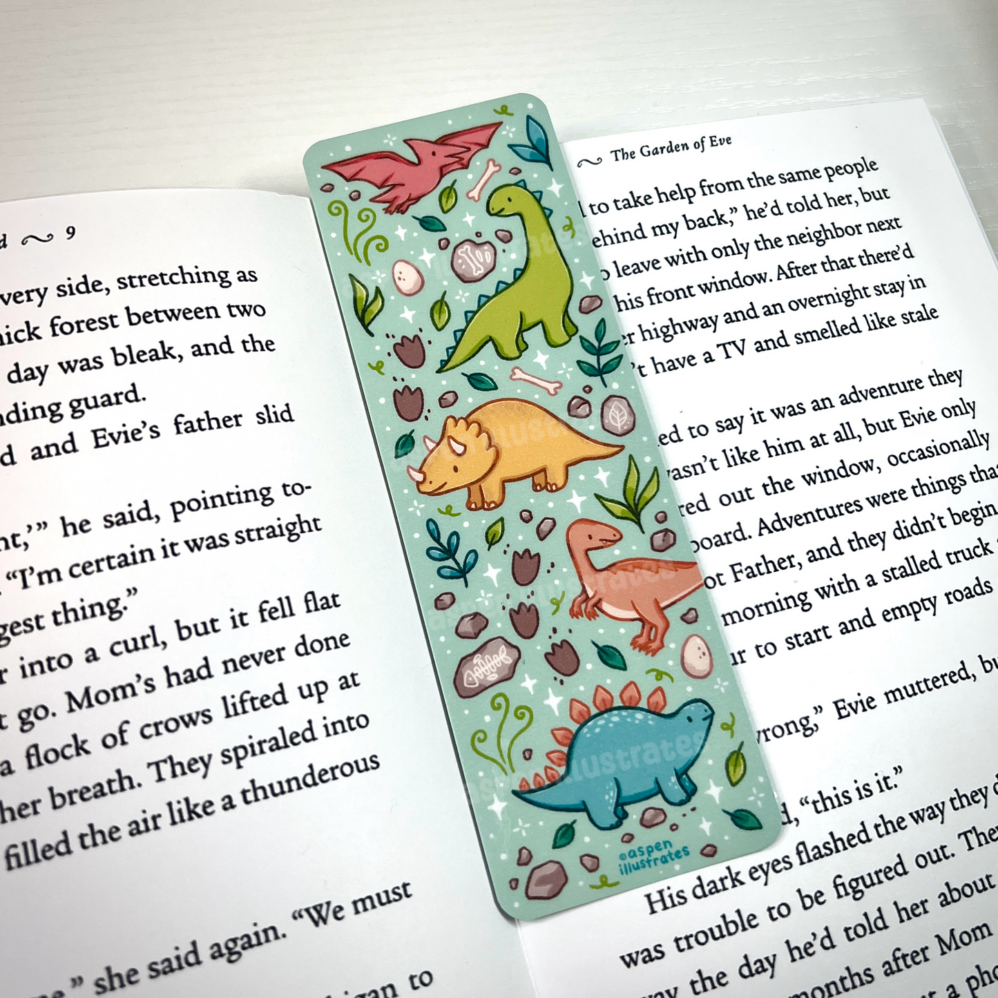 Cute Dinosaur Bookmark