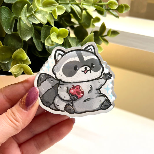 Raccoon Refrigerator Magnet