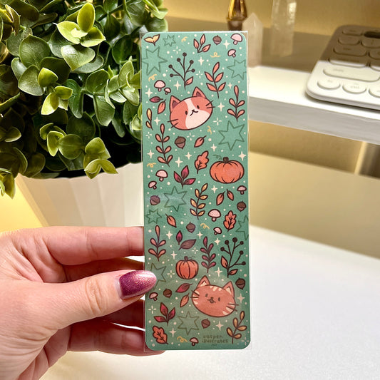 Autumn Cats Bookmark