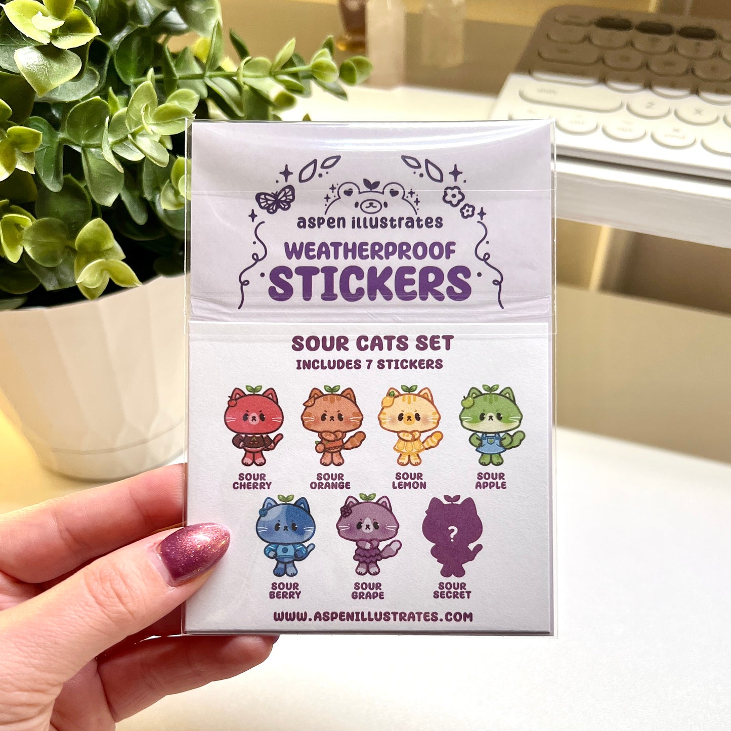 Sour Cats Sticker Pack