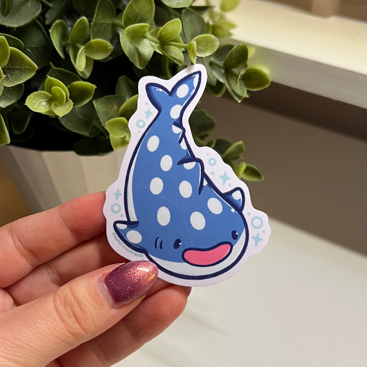 Whale Shark Weatherproof Sticker