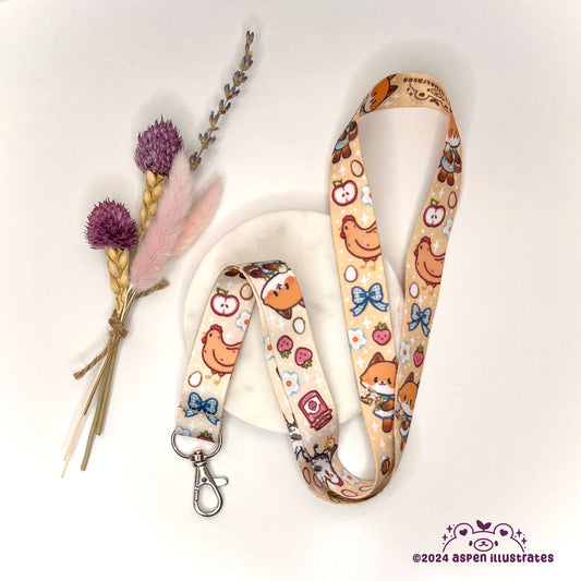 Cottage Fox Lanyard