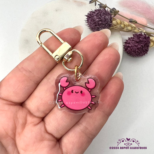 Little Crab Mini Acrylic Keychain