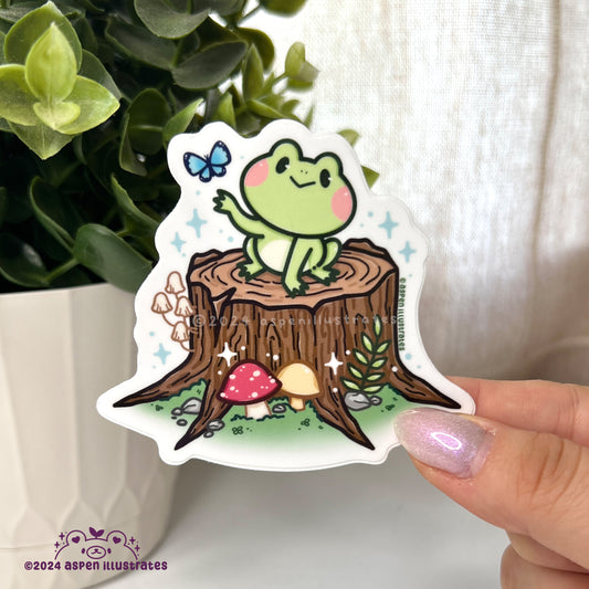 Froggy Weatherproof Sticker