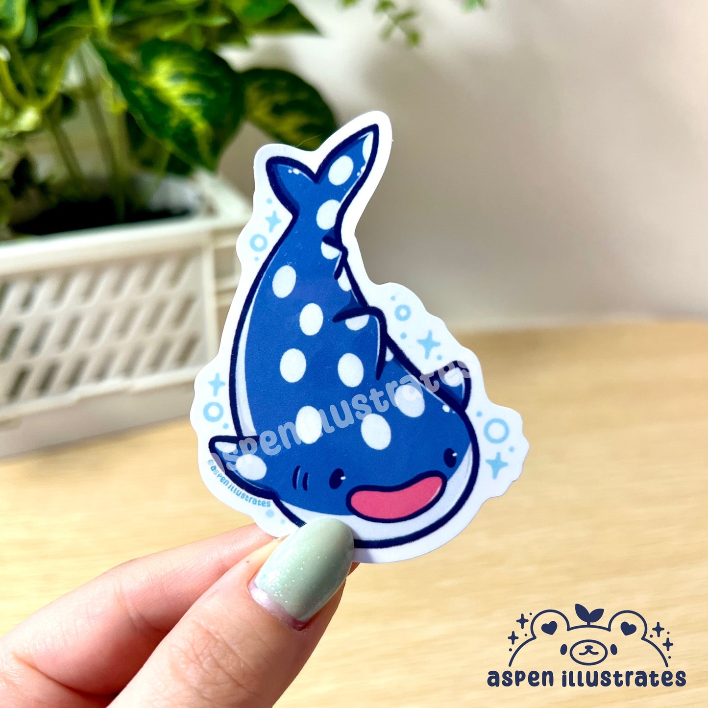 Whale Shark Weatherproof Sticker
