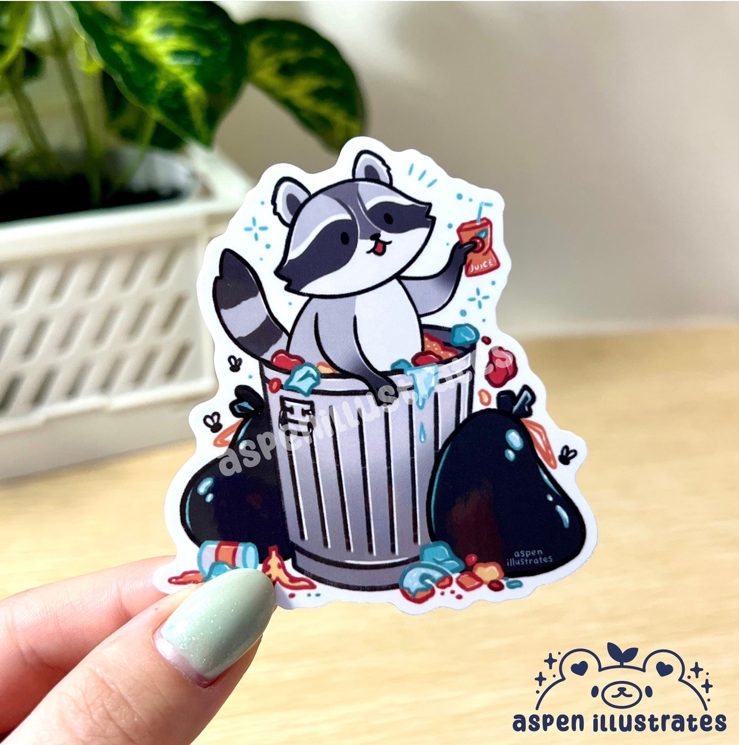 Trash Panda Weatherproof Sticker