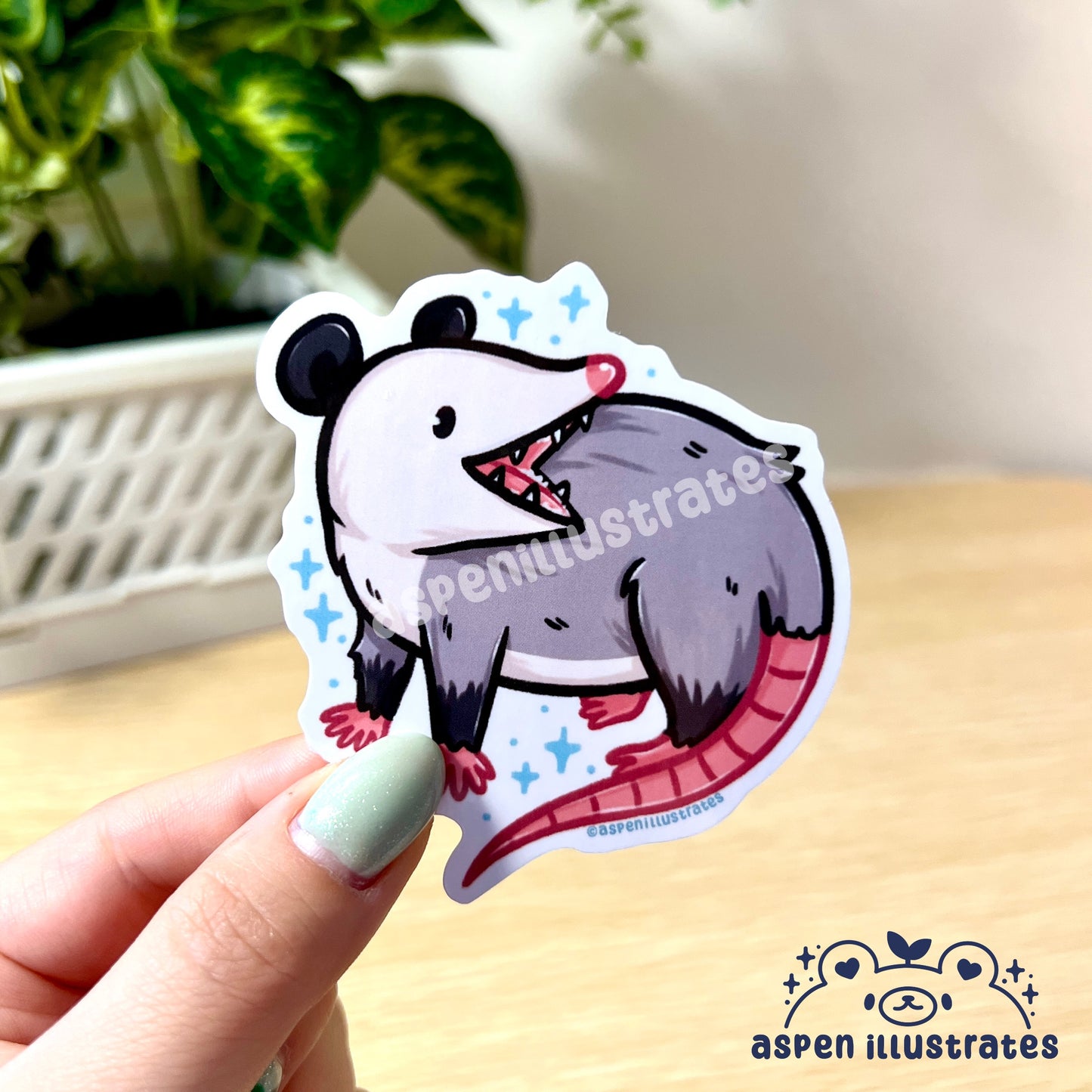 Possum Weatherproof Sticker
