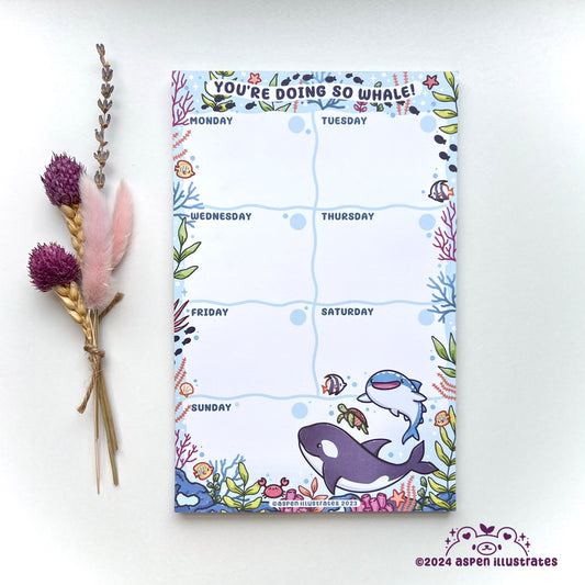 Sea Life Weekly Planner Pad