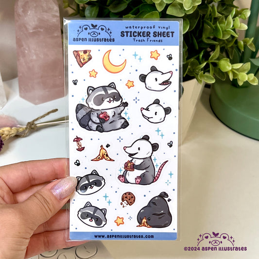 Trash Friends Sticker Sheet