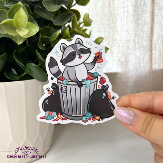 Trash Panda Weatherproof Sticker